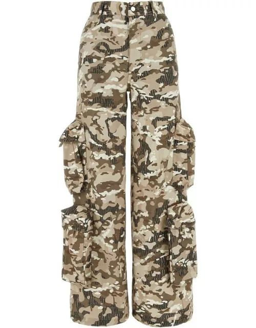 AMIRI Camouflage-pattern Drawstring-cuff Cargo Pant