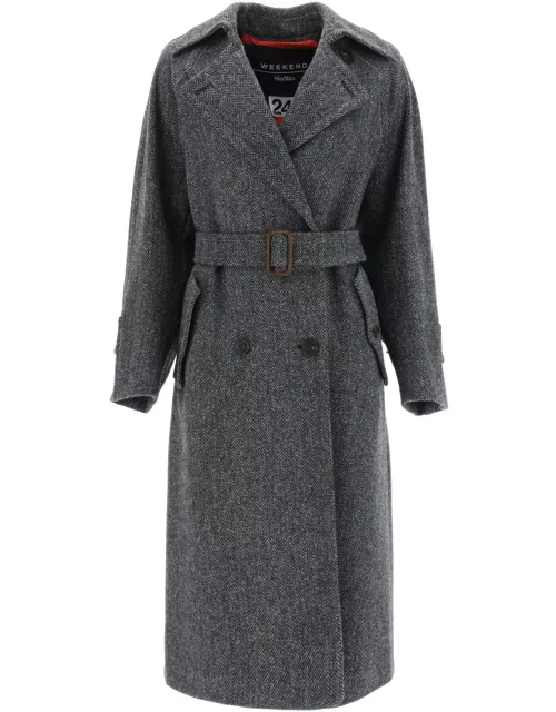 WEEKEND MAX MARA 'Luglio' Harris Tweed coat