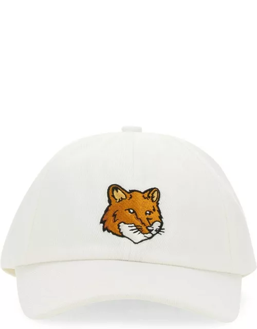 maison kitsuné fox head baseball hat