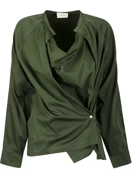 Lemaire Band-collar Twisted Shirt