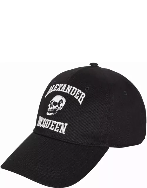 Alexander McQueen Skull Logo Baseball Cap