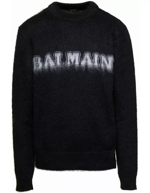 Retro Balmain Brushed Mohair Sweater