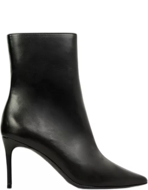 Dahlia Leather Stiletto Ankle Boot