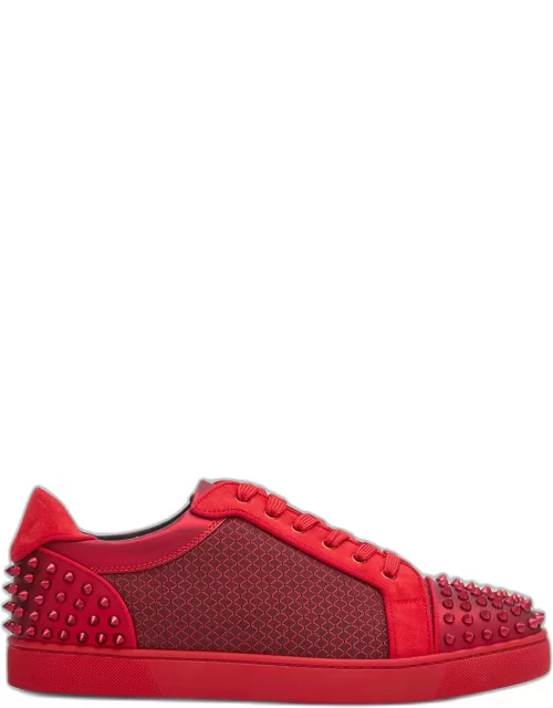 Men's Seavaste 2 Low-Top Leather Spike Sneaker
