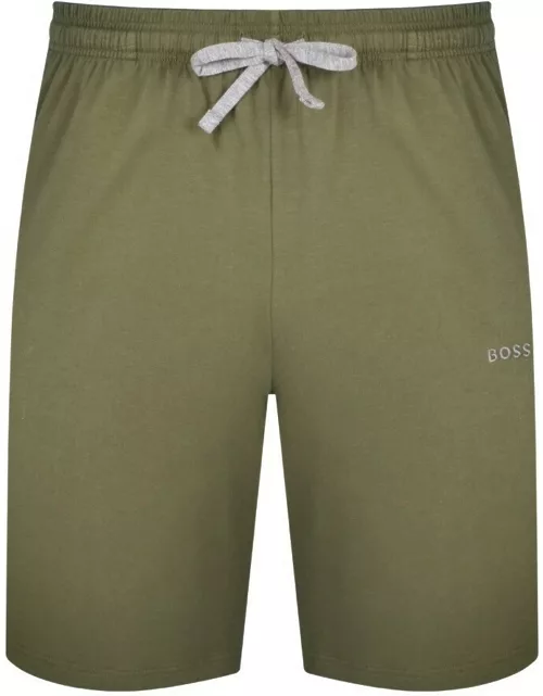 BOSS Loungewear Jersey Shorts Green