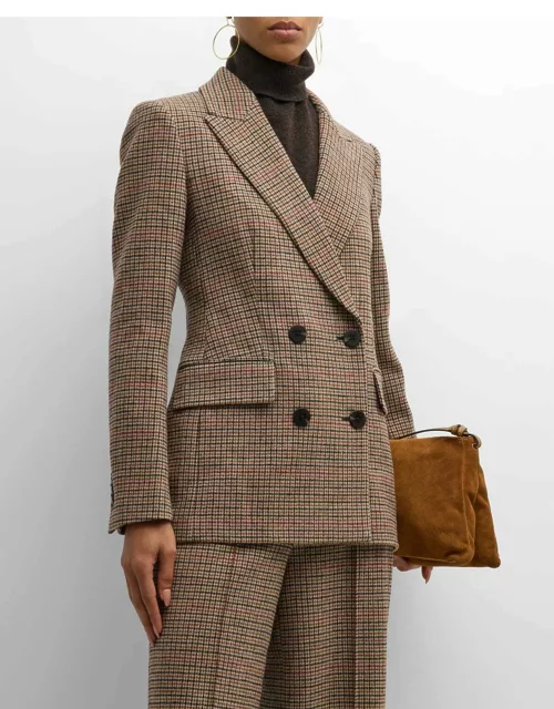The Barnet Double-Breasted Plaid Jacket