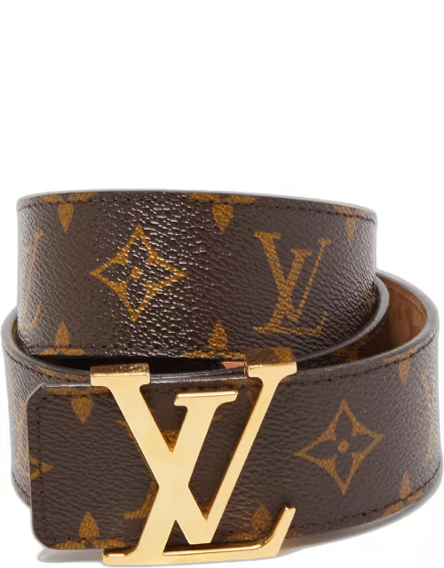 Louis Vuitton Monogram Canvas LV Initiales Belt 85C