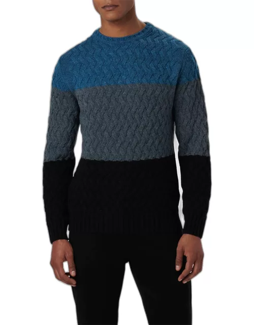 Men's Colorblock Knit Sweater