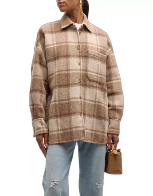 Plaid Flannel Tomboy Shirt Jacket