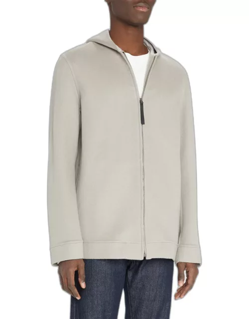 Men's Tomas Wool-Cashmere Hooded Jacket