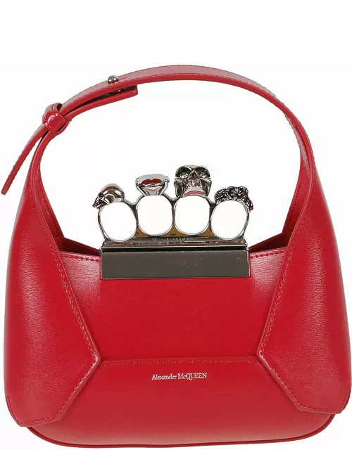 Alexander McQueen Jeweled Mini Hobo Bag