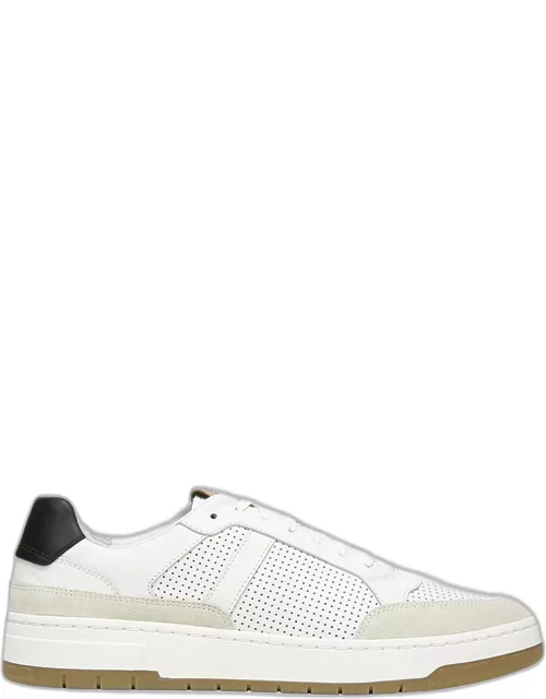 Men's Mason Perforated Leather Low-Top Sneaker