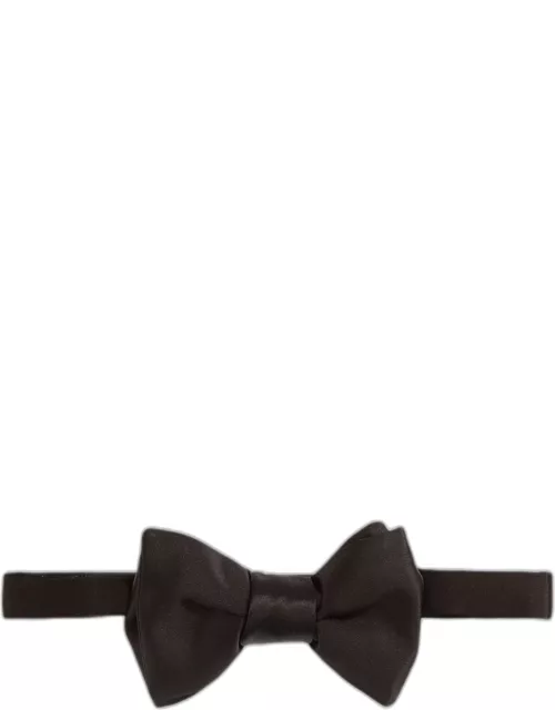 Solid Satin Bow Tie