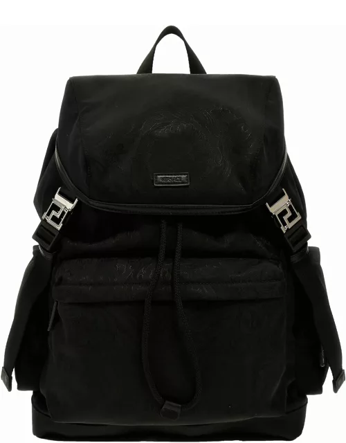 Versace neo Nylon Jacquard Backpack