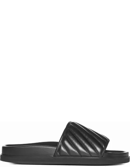 Off-White Duffle Leather Slide