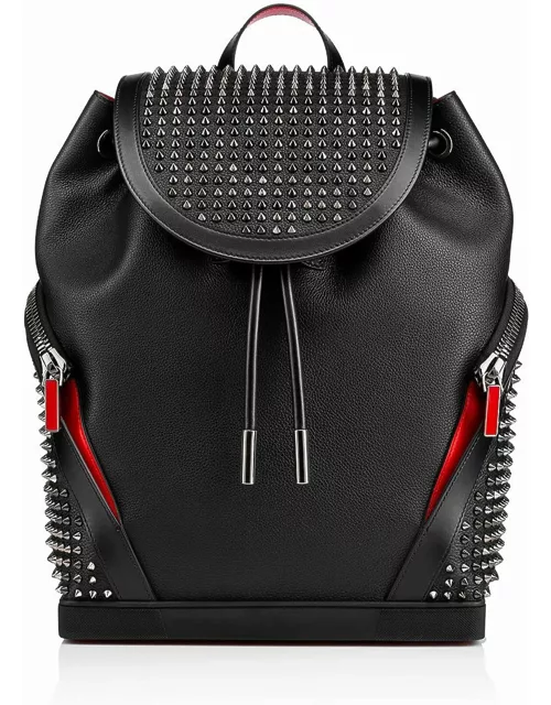 Christian Louboutin Backpack In Calf Leather And Spike