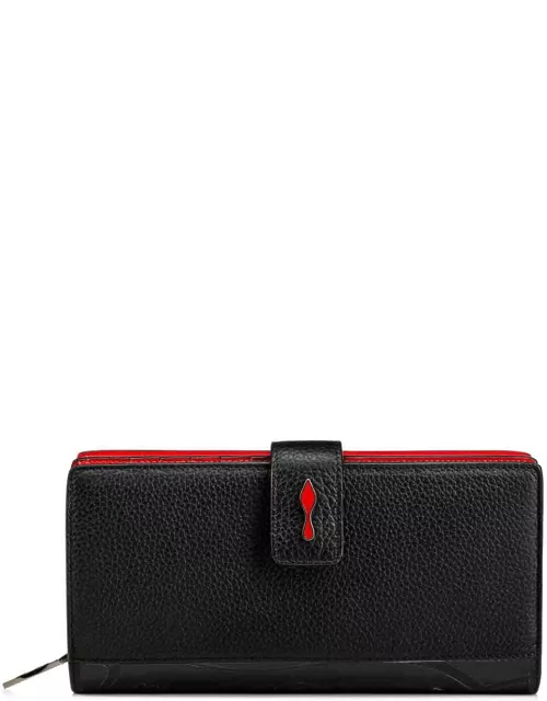 Christian Louboutin Paloma Wallet In Grained Leather