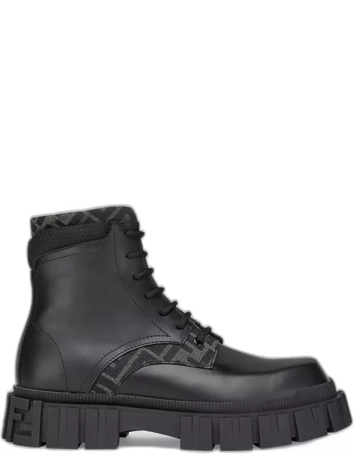 Men's Force FF Leather Lug-Sole Combat Boot