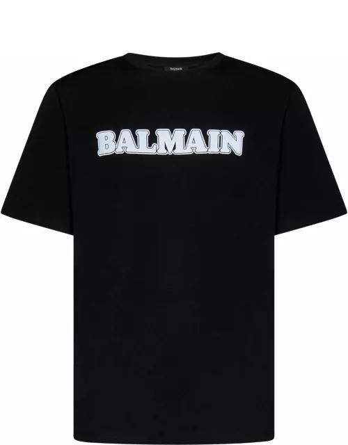 Balmain Retro Flock T-shirt-straight Fit