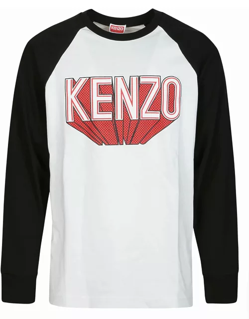 Kenzo Logo-printed Long Sleeved T-shirt