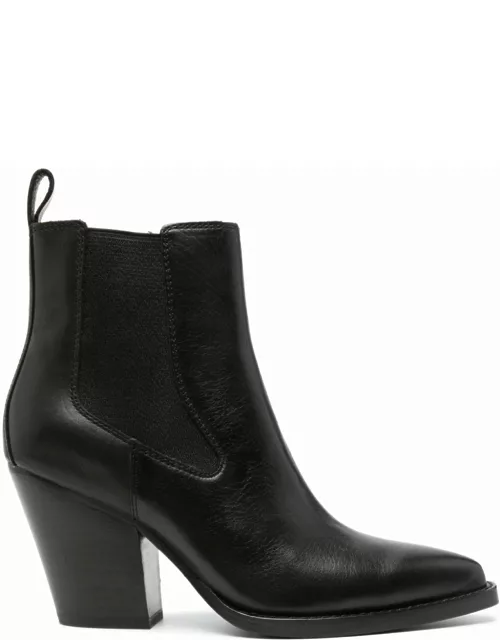 Ash Emi Black Leather Boot