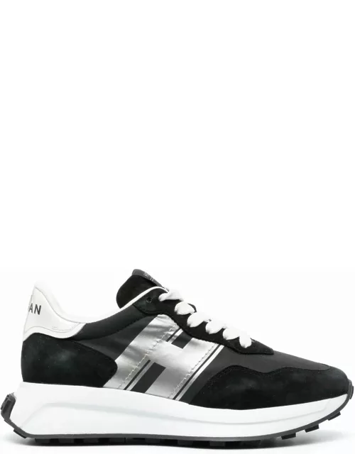 Sneakers Hogan H641 Black White Silver
