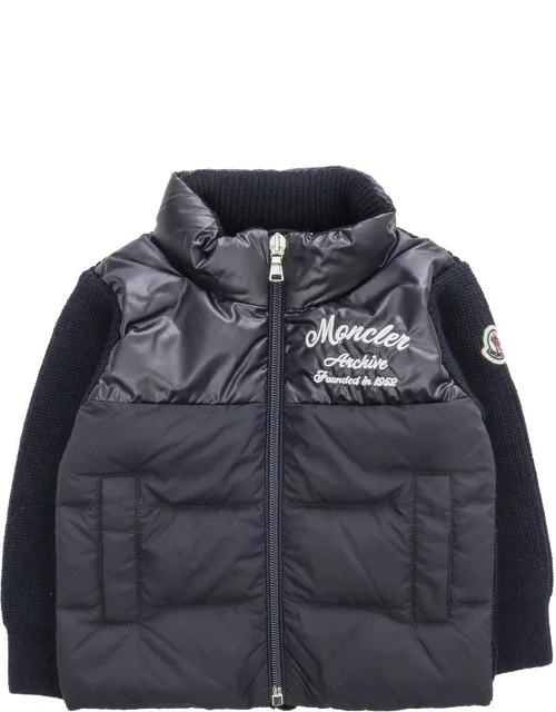 Moncler Logo Patch Zipped Padded Jacket