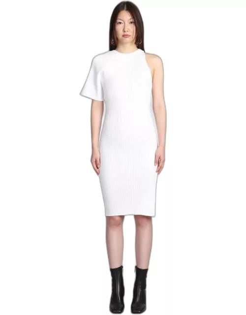 Courrèges Dress In White Cotton