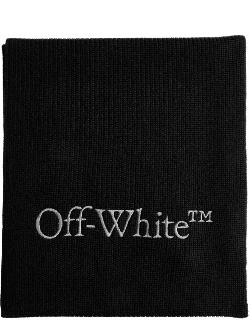 Off-White Virgin Wool Scarf