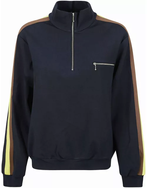 Tory Burch Knit Quarter Zip Sweater