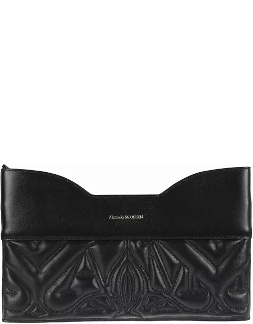 Alexander McQueen The Bow Leather Clutch