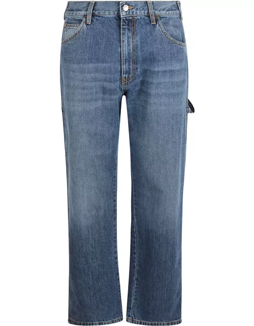 Alexander McQueen Straight Buttoned Jean