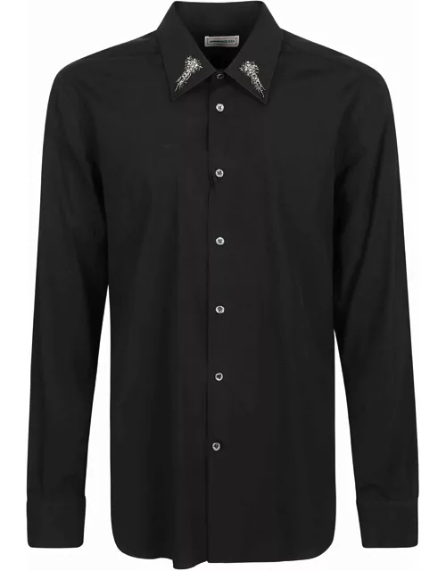 Alexander McQueen Embellished Collar Shirt