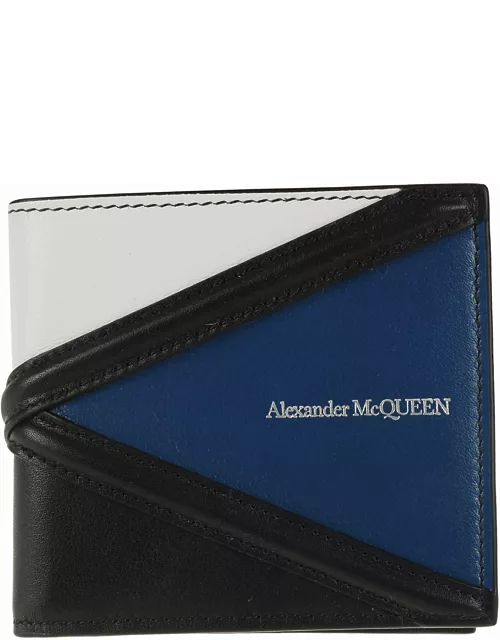 Alexander McQueen Logo Stitch Detail Billfold Wallet