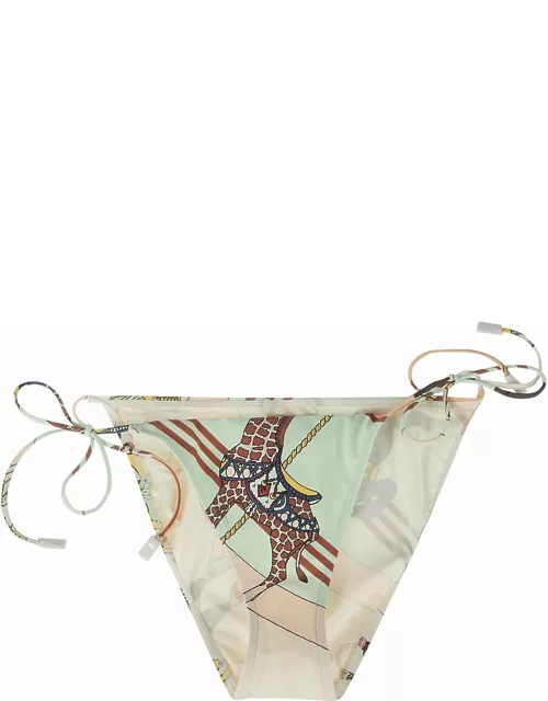 Tory Burch Printed String Bikini Botto