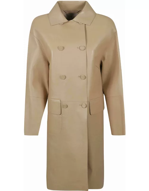 Ermanno Scervino Double-breasted Long Coat