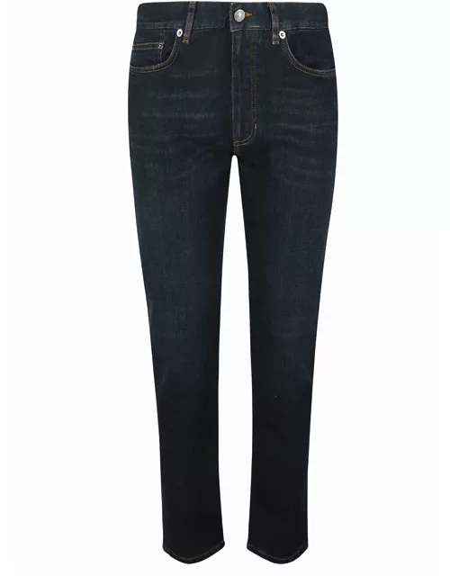 Zegna City Button Fitted Jean