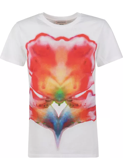 Alexander McQueen Floral Print Regular T-shirt