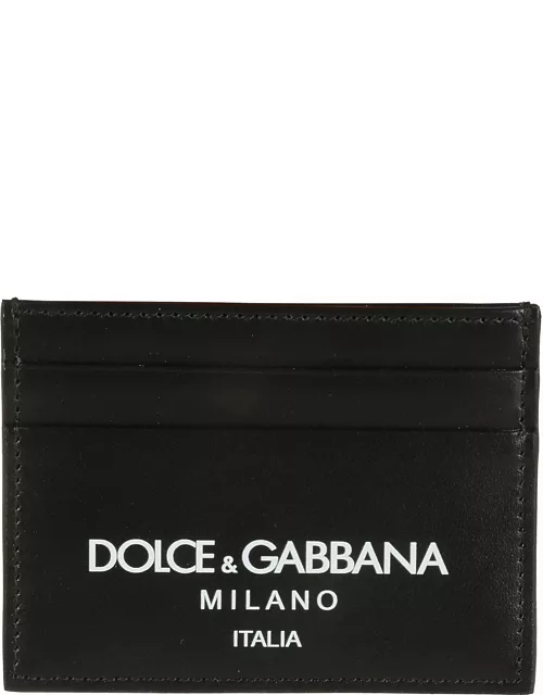 Dolce & Gabbana Logo Print Card Holder