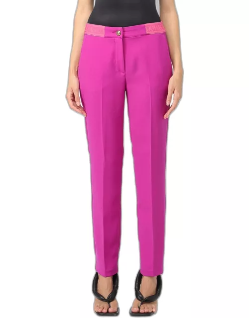 Trousers VERSACE JEANS COUTURE Woman colour Fuchsia