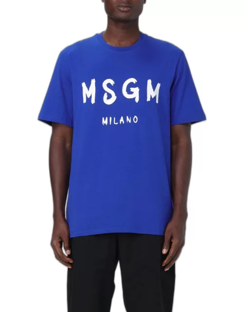 T-Shirt MSGM Men colour Blue
