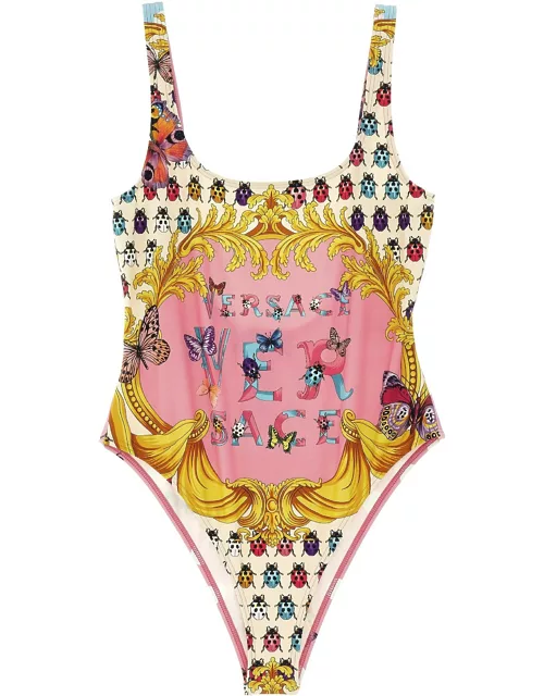 Versace heritage Butterflies And Ladybugs One-piece Swimsuit