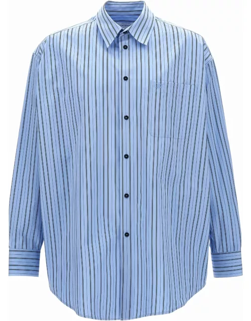 Off-White Embroidered Stripe Shirt