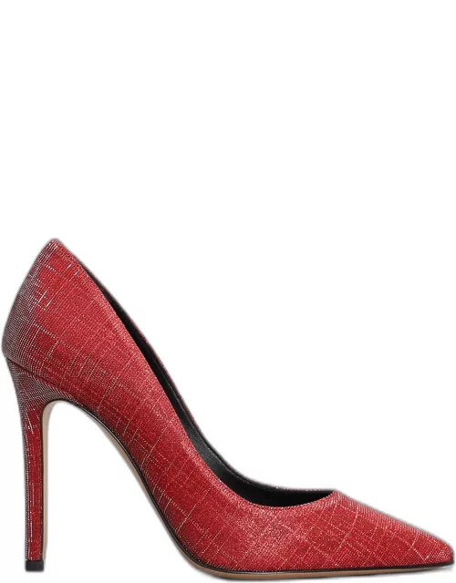 The Seller Pumps In Red Glitter