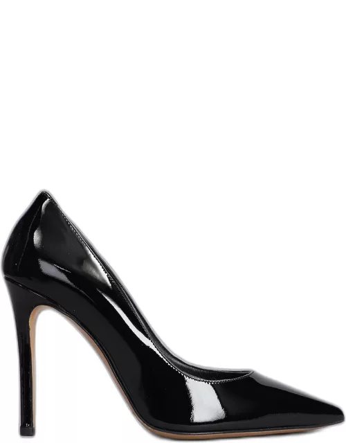 The Seller Pumps In Black Patent Leather