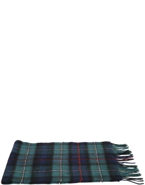 Barbour Check Fringed Edge Scarf