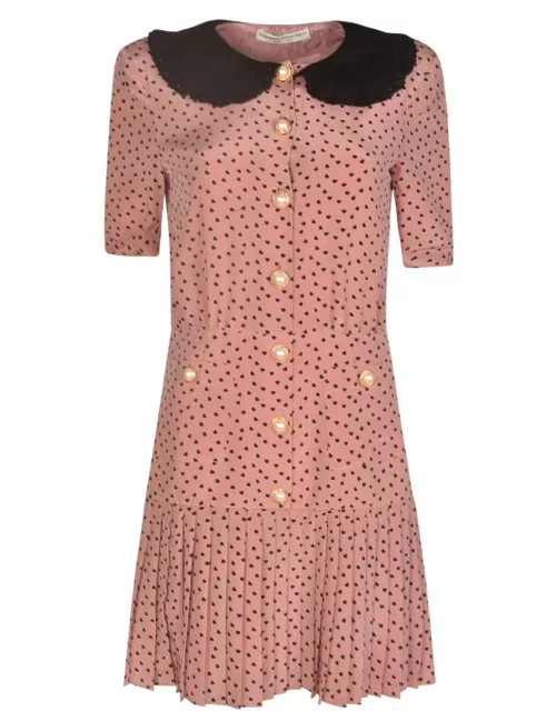 Alessandra Rich Dotted Print Dres
