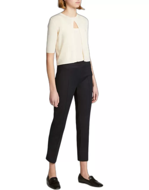 Franca Mid-Rise Cropped Pant