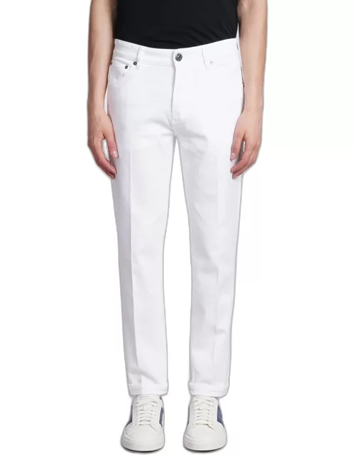 PT01 Jeans In White Deni