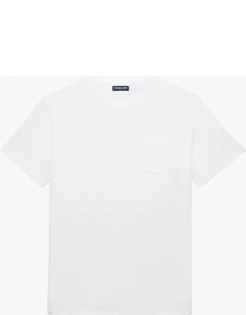 Carmo Terry Cotton T-Shirt White